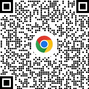 用于在移动设备中下载 Chrome 浏览器的二维码